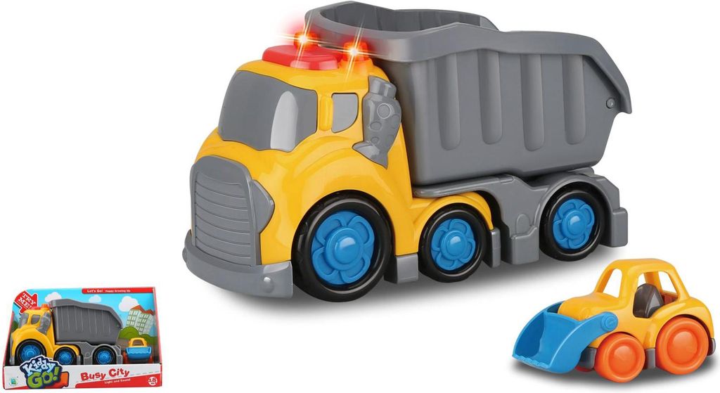 Camion ribaltabile giocattolo KiddyGo con luci e suoni 19,5 Immagine del prodotto 
