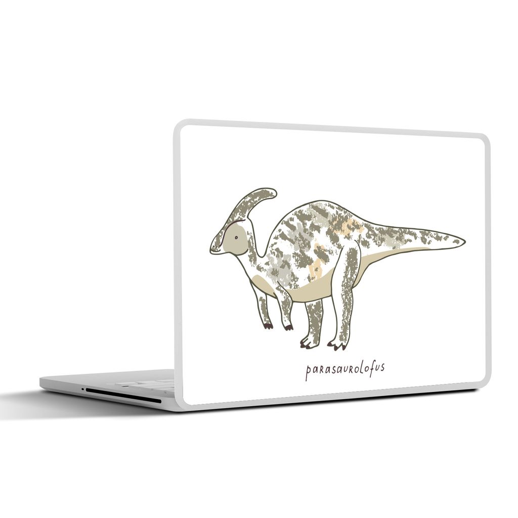 MuchoWow Laptop Aufkleber Sticker Cover Kinderzimmer - Parasaurolofus - Dinosaurier - Jungen - Mädchen - Kind 30x22 cm - Laptop-Sticker