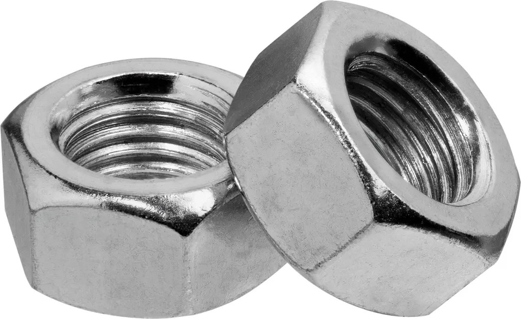 Écrou Hexagonal M16 Métrique en Acier Zingué DIN 934 - Boîte de 250 pcs