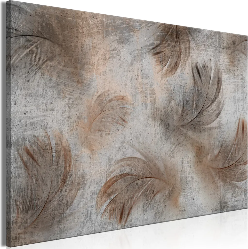 Quadro Fiori Beige su Tela 60x40 - Idea Regalo Casa Nuova Originale
