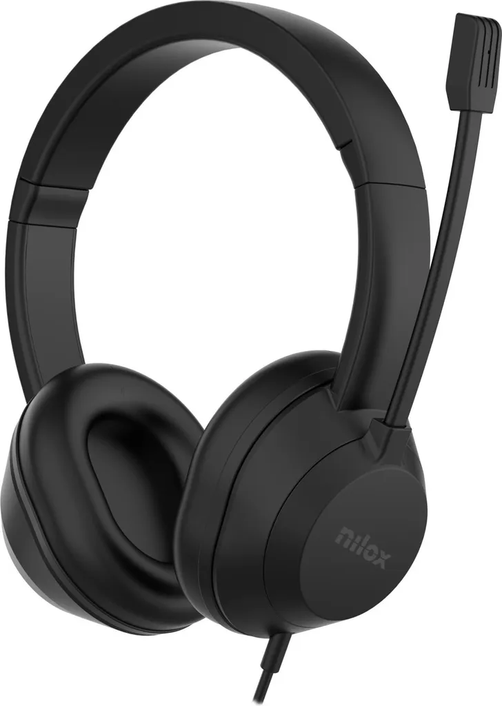 Casque de Télétravail USB avec Micro pour Appels Vidéo Nilox NXAUSB02