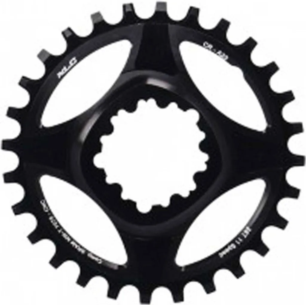 Plateau XLC 28T Direct Mount GXP en aluminium noir haute qualité