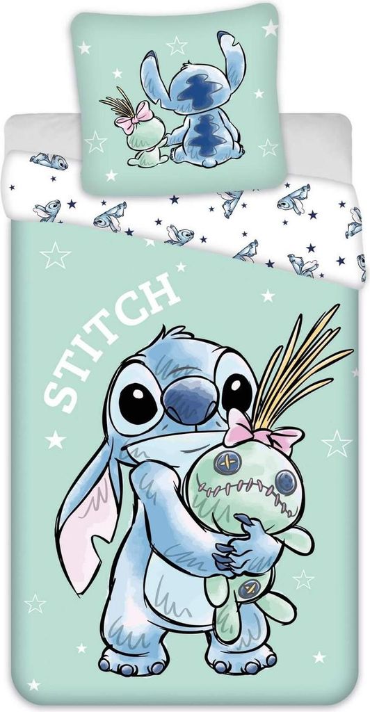 Disney Stitch & Scrump - Wende-Bettwäsche-Set, 135x200 & Produktbild 