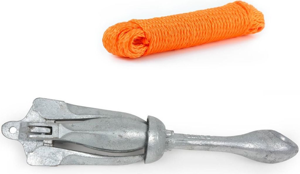 Anker-Set aus Faltklapp-Anker 4 kg + Leine 30 m Ø 8 mm Produktbild 