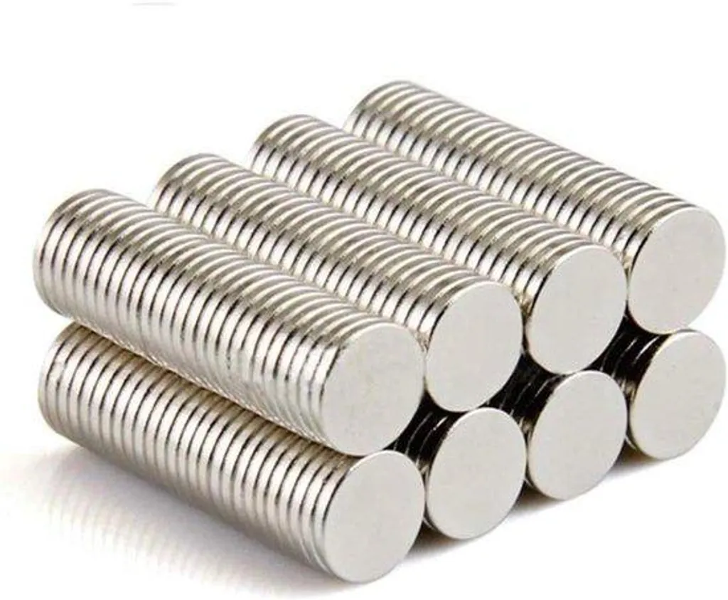 Petits aimants ronds 8 x 1 mm - Lot de 100 mini disques néodyme puissants