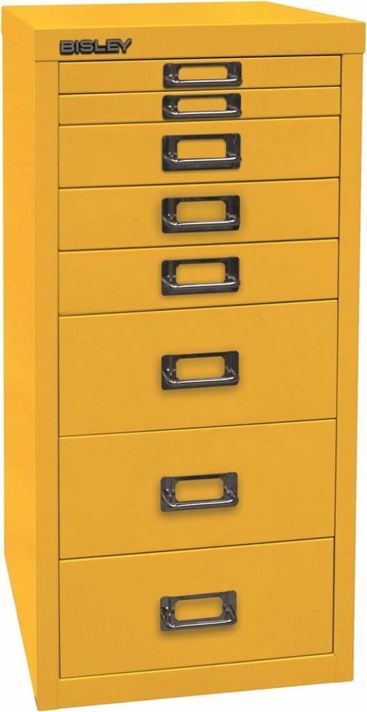Bisley MultiDrawer Schubladenschrank - Farbe: Zinkgelb Produktbild 