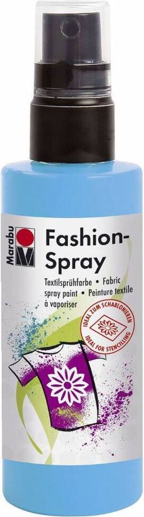 Marabu Textilsprühfarbe "Fashion-Spray", himmelblau, 100 ml Produktbild 