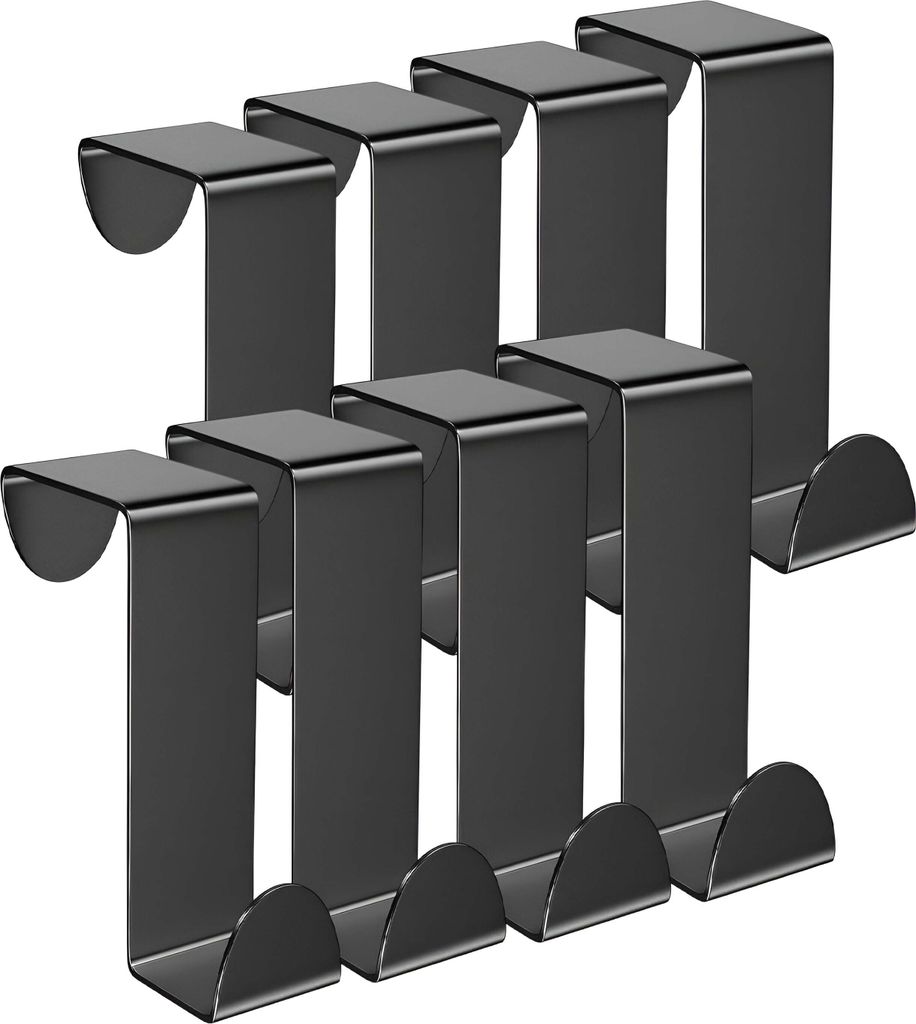 TOJ Living Türgarderobe - Set mit 8 Haken - Türhaken - Produktbild