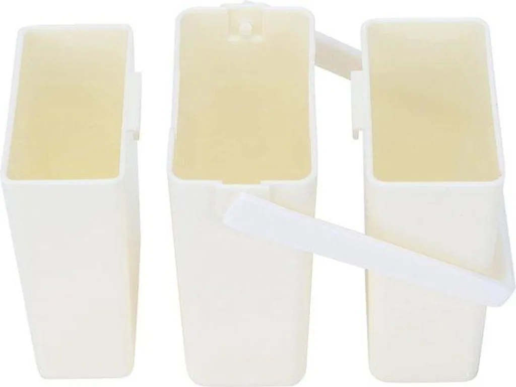 Godet de nettoyage portable pour aquarelle et huile avec 3 fentes