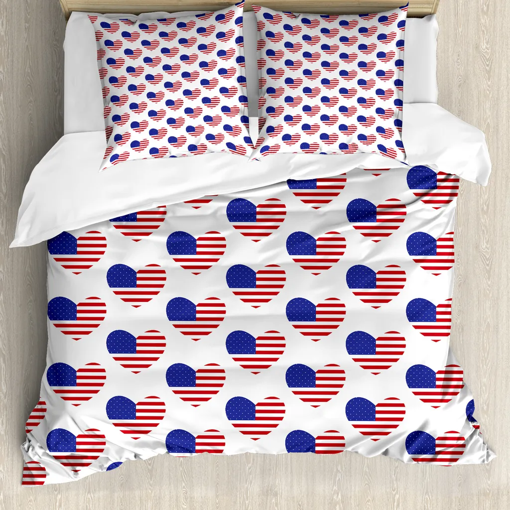 Copripiumino 4 Luglio ABAKUHAUS 155x220: Stile Pop e Comfort