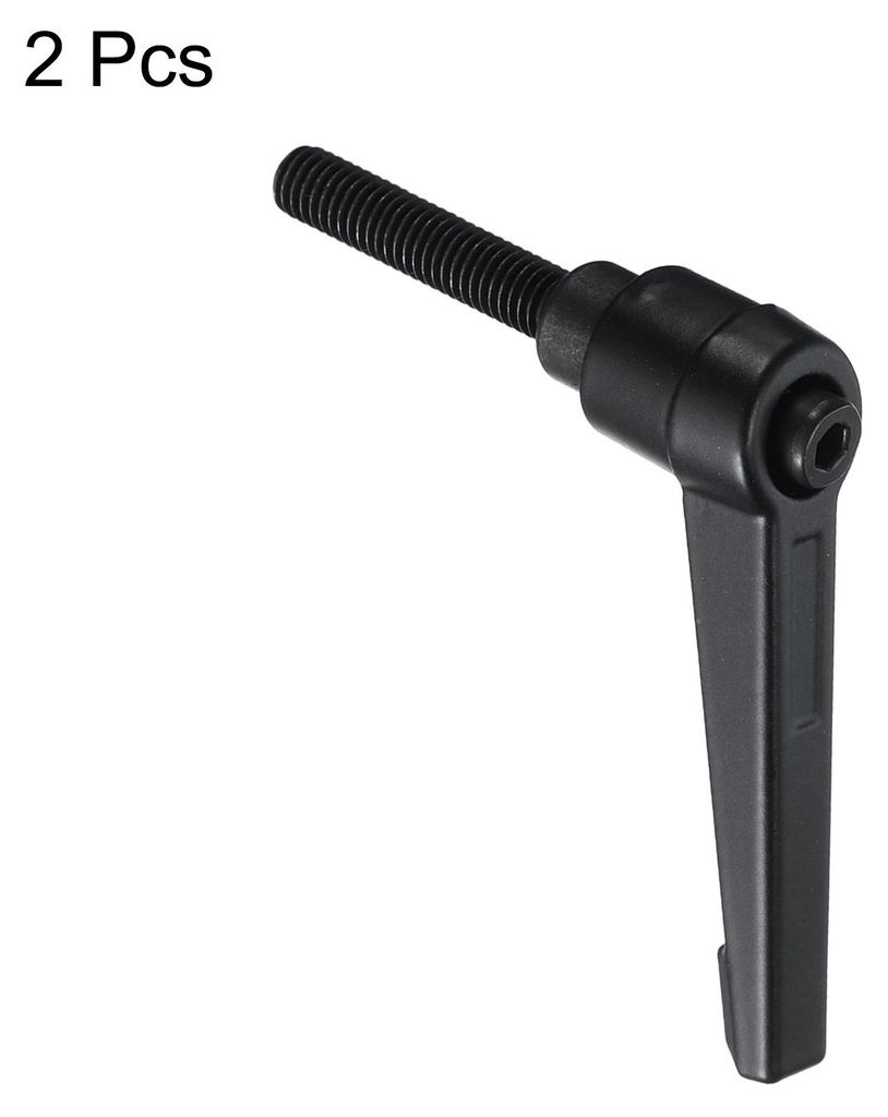 2 Stš¹ck Klemmhebel Griff M6 x 30mm Au?engewinde Bolzen Klemmschraube Druckkn?pfe Kohlenstoffstahl, Verstellbarer Klemmhebelgriffe Handgriff fš...
