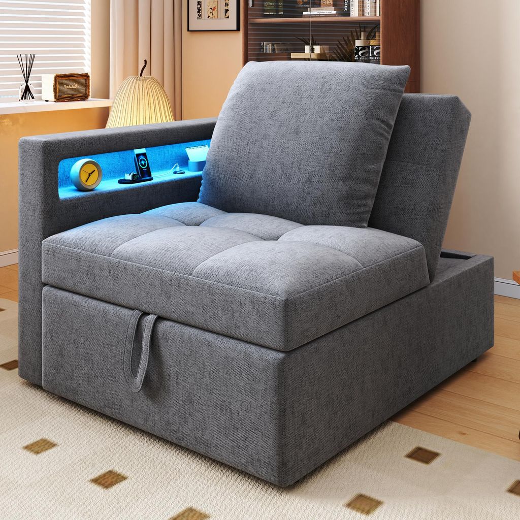 Divano letto imbottito Sweiko 3 in 1 divano letto Immagine del prodotto 