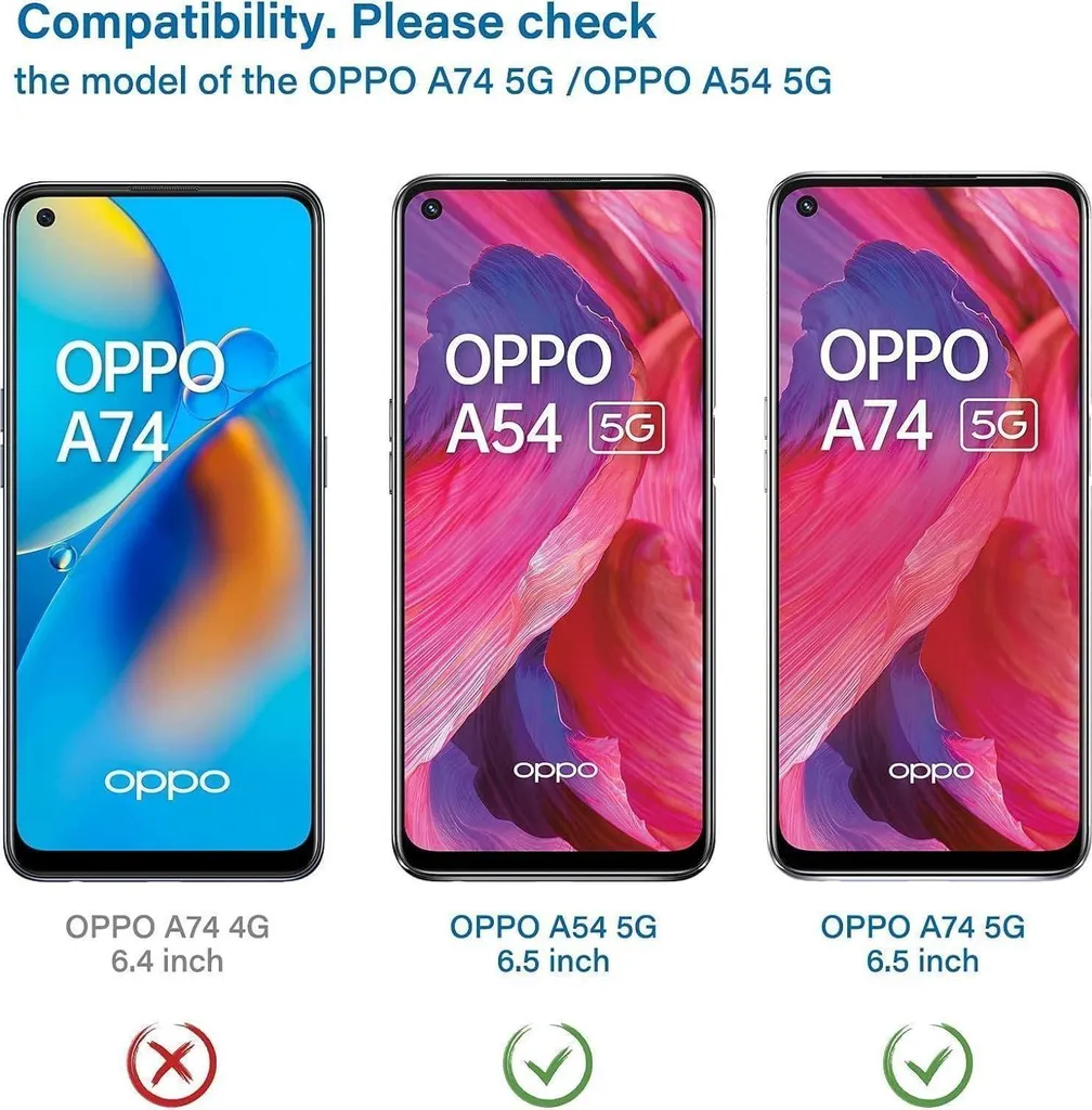 TingYR Pellicola Salvaschermo Posteriore per Oppo A74 5G