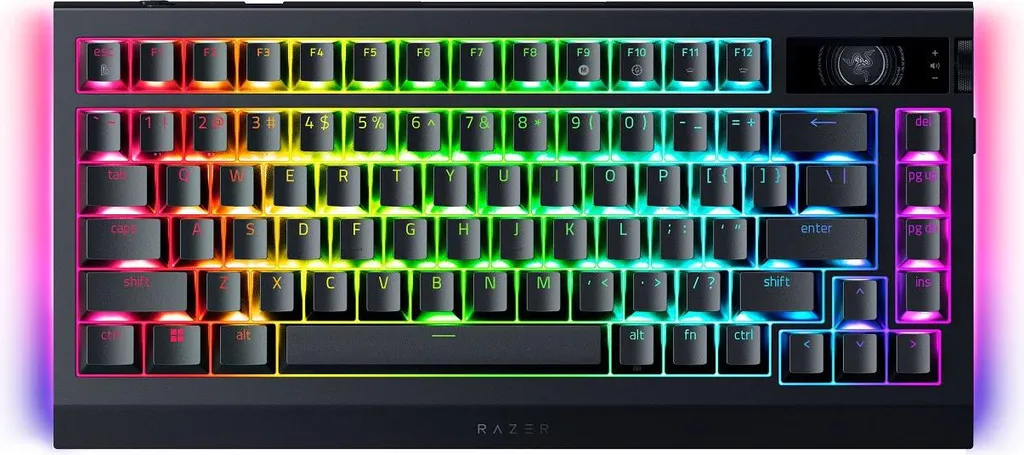 Clavier Gaming Razer BlackWidow V4 PRO 75% US INTL avec Touches Hot-swap