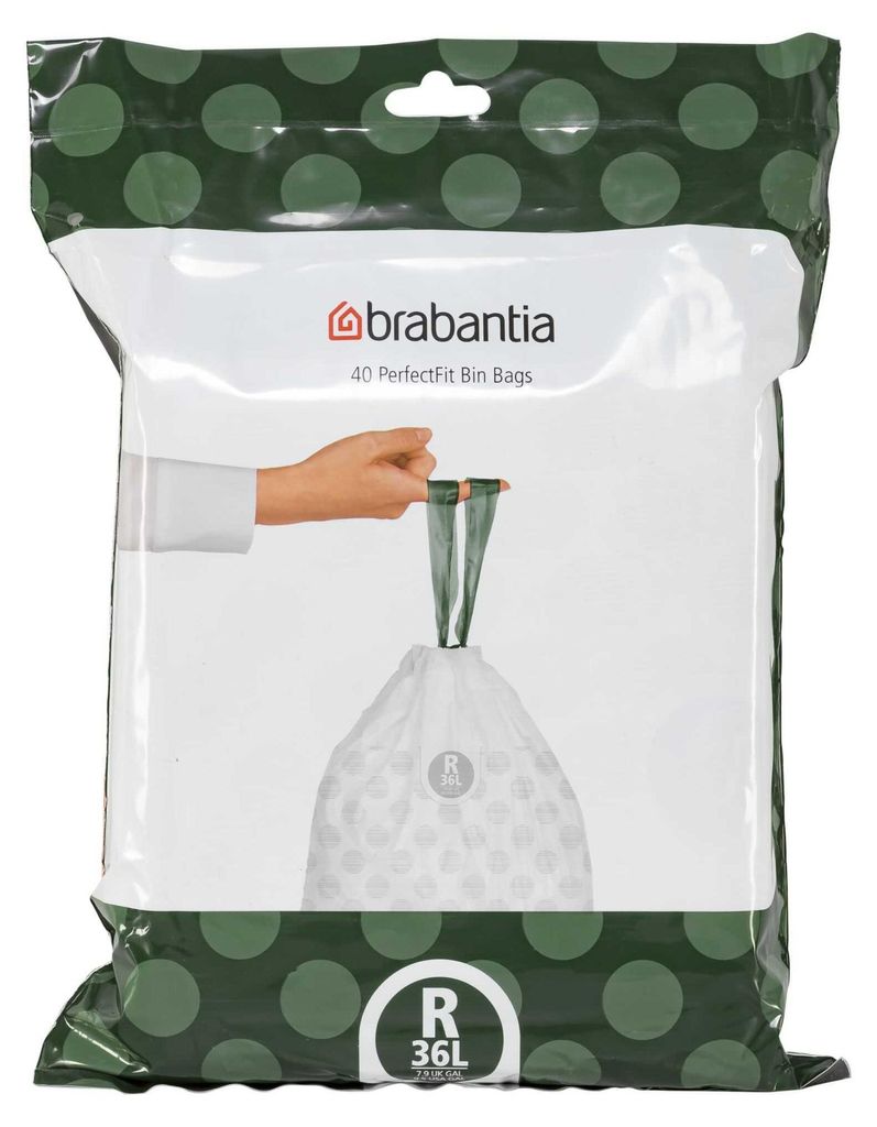 Brabantia PerfectFit, tipo R, 36 L, 40 pezzi Immagine del prodotto 