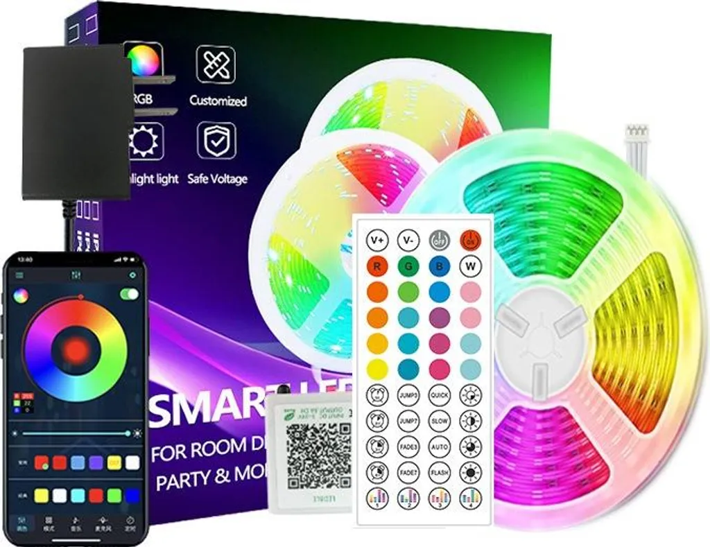 INF Striscia LED RGB 10m 24V con Telecomando: Illuminazione Top