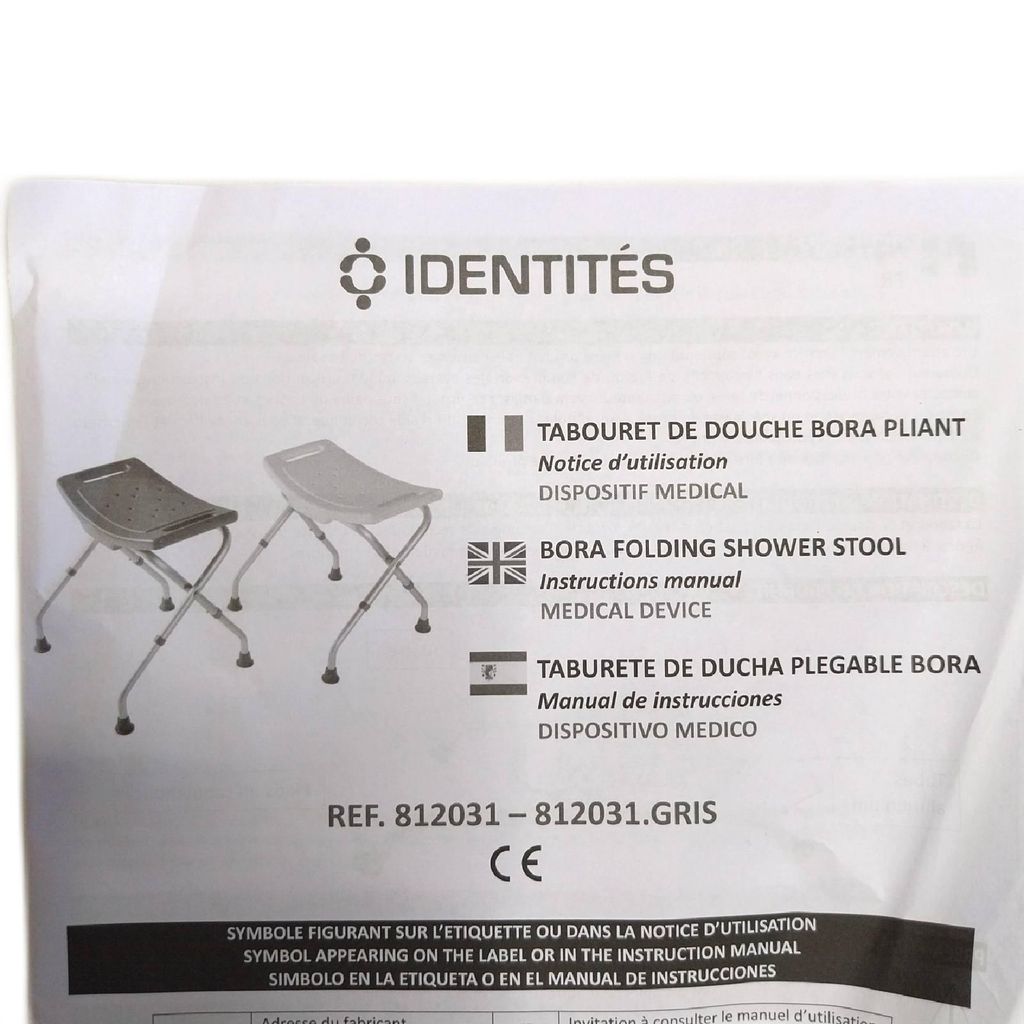 Tabouret de douche Cassini Chaise de douche pliante Image du produit 