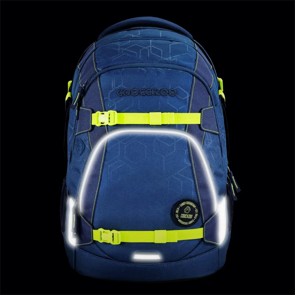 Sac à dos collège Coocazoo Mate Blue Bash pour transporter ses cours - 10