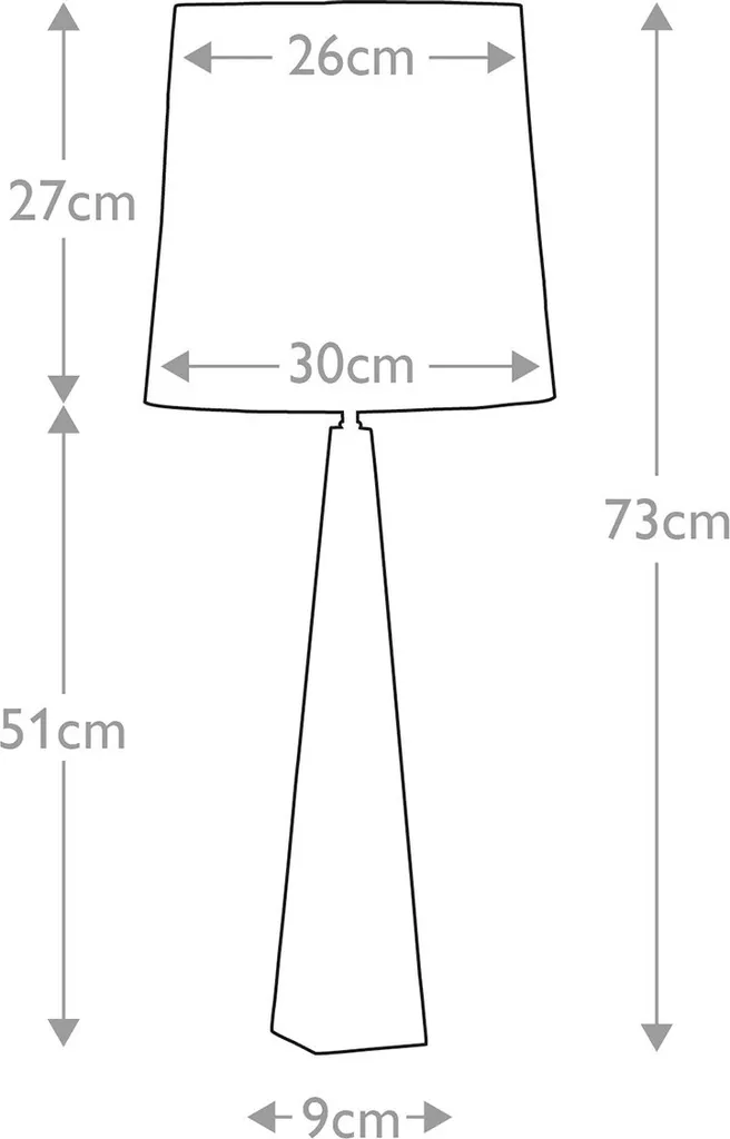 Lampe de table Ascent 80 cm : solution d'éclairage design chrome gris - 6