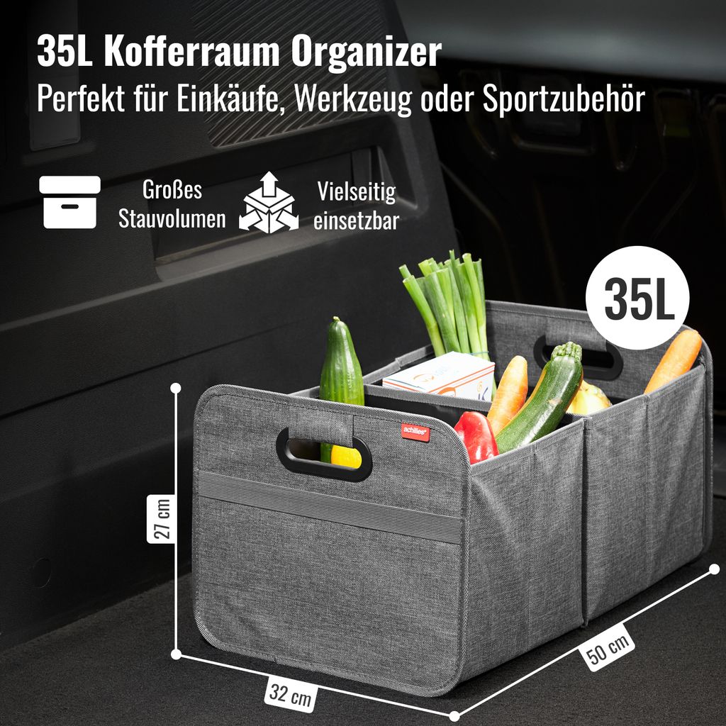 Auto-Faltbox  Kofferraum-Organizer, Faltbare Autotasche, Produktbild 2