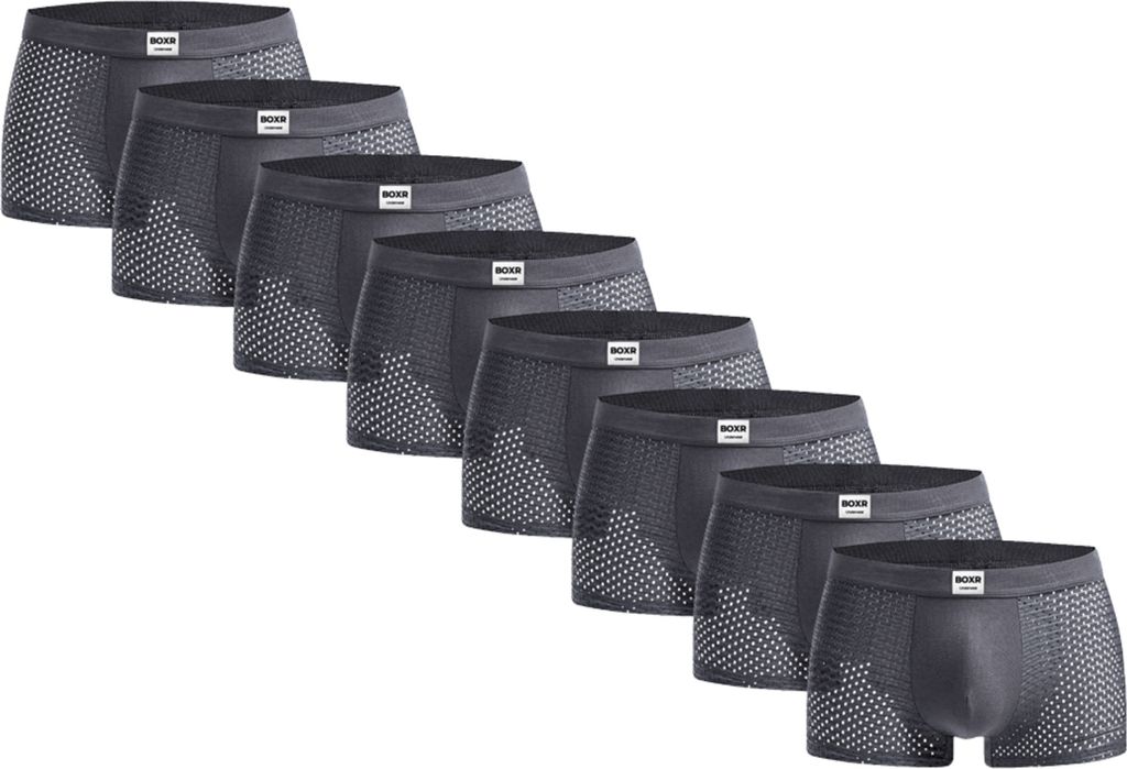 BOXR Underwear Bambus Boxershort Herren 8er Pack Unterhosen Männer, Weich Atmungsaktiv und Umweltfreundlich (S-3XL)