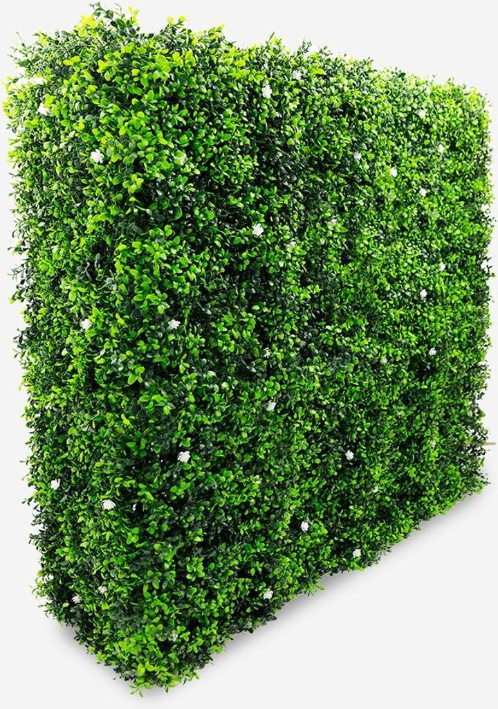 Siepe artificiale 108x33x106cm sempreverde di bosso da Immagine del prodotto 