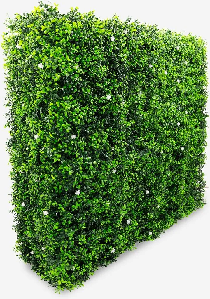 Haie artificielle Ulmut sans entretien 108x33x106 cm contre vis-à-vis