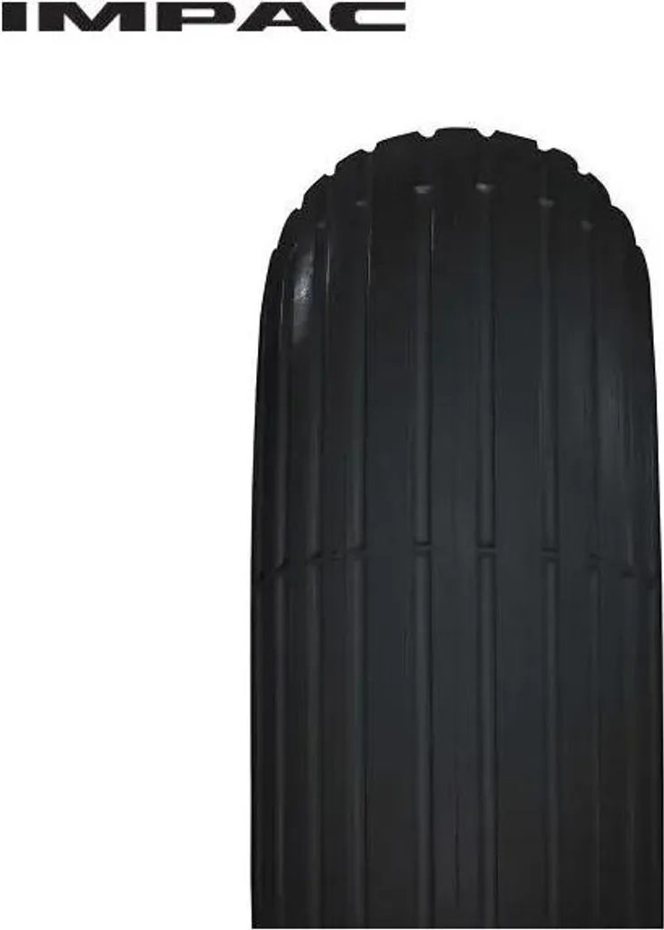 Pneu Impac 7x1 3/4 (47-93) 180x45 Profilé Linéaire Noir - Réf 10180453nm