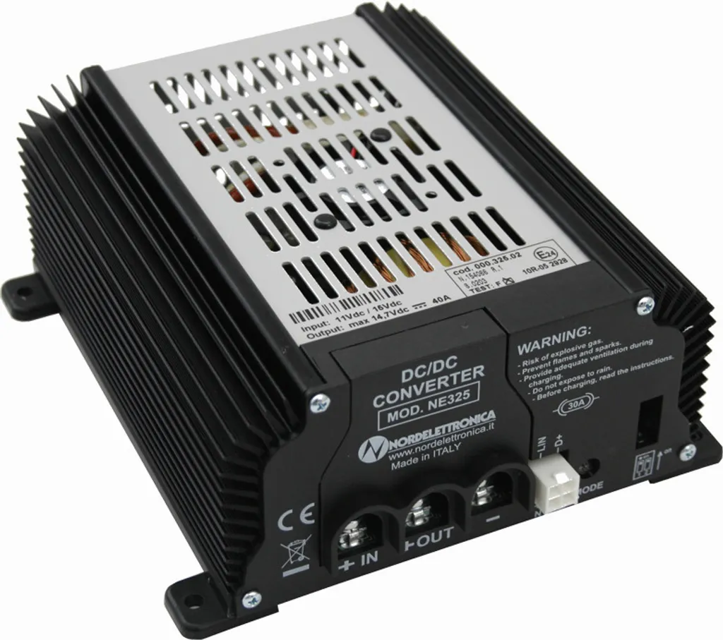 Chargeur DC-DC Nordelettronica NE325 40A 12V avec Régulation Automatique