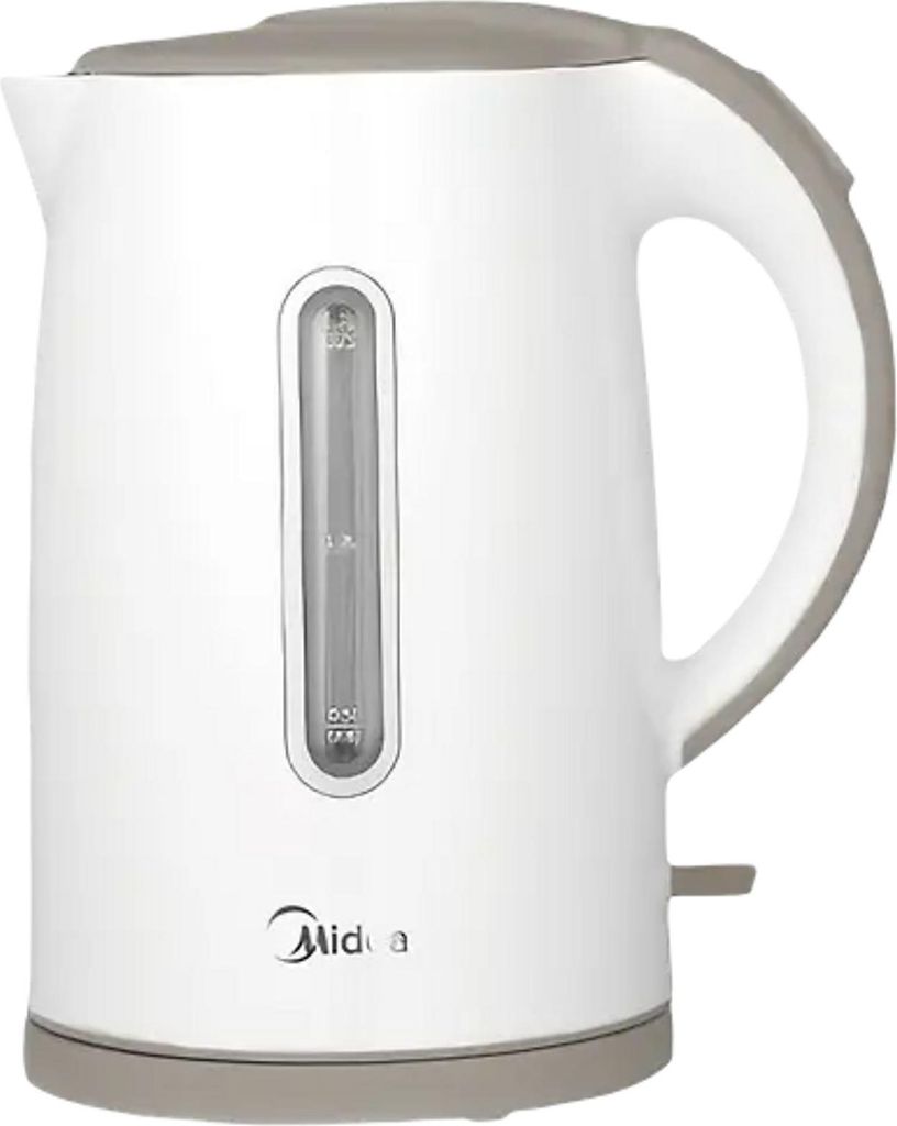 Midea Wasserkocher mit 1,7 Liter Fassungsvermögen und 2200W Leistung, Edelstahl, Modell 17H05E