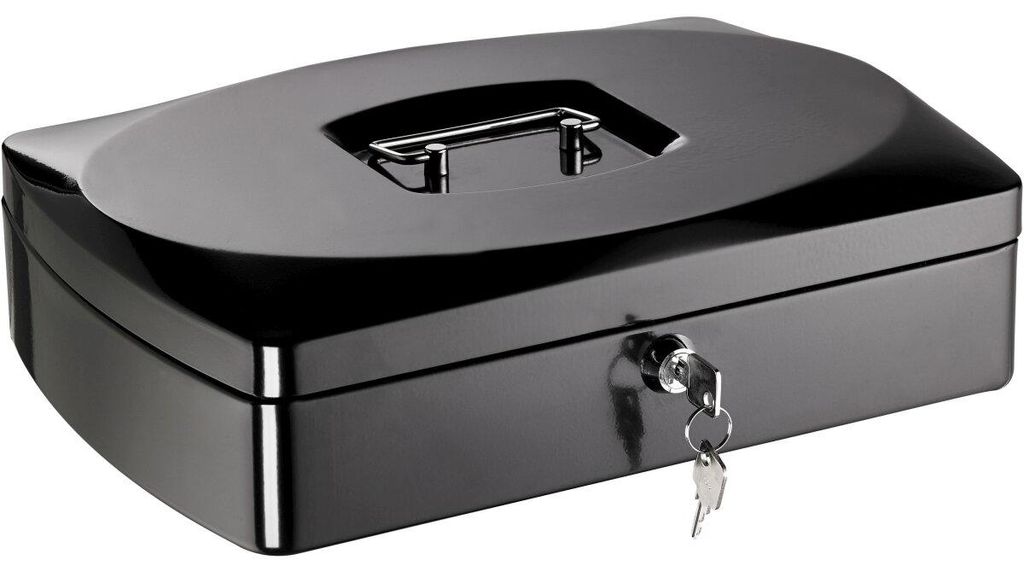 Alco Geldkassette Stahlblech 330x235xx90mm schwarz Produktbild 