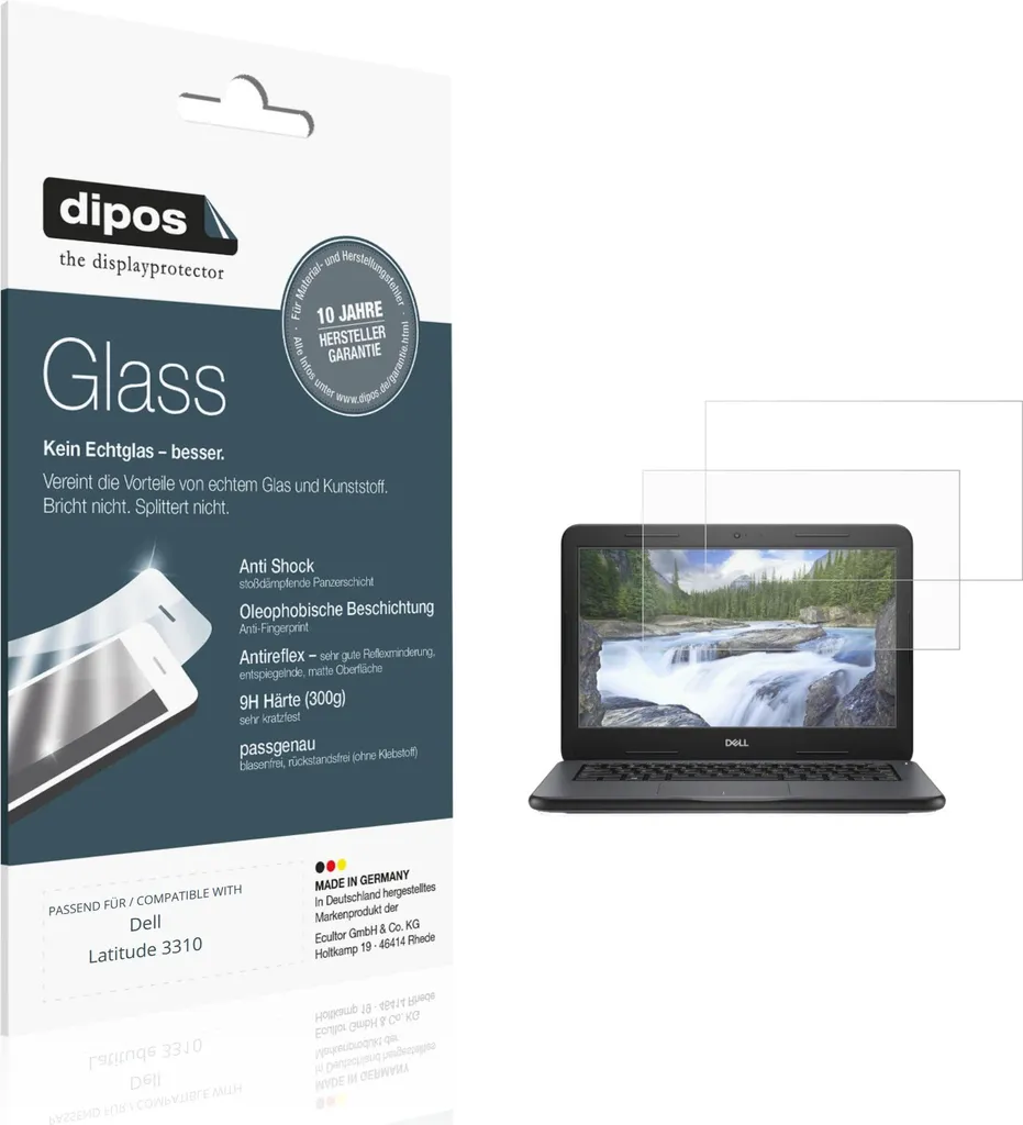 Protection Écran 9H Antireflet Dell Latitude 3310 Verre Souple dipos