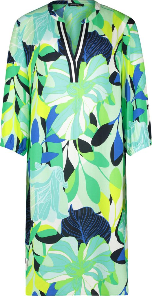 Betty Barclay Collection (264) Kleid Lang 3/4 Arm, Green/Blue 5880 5880 36