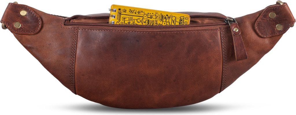 ROYALZ "Miami" Leder Hüfttasche Damen Herren Bauchtasche Produktbild 5