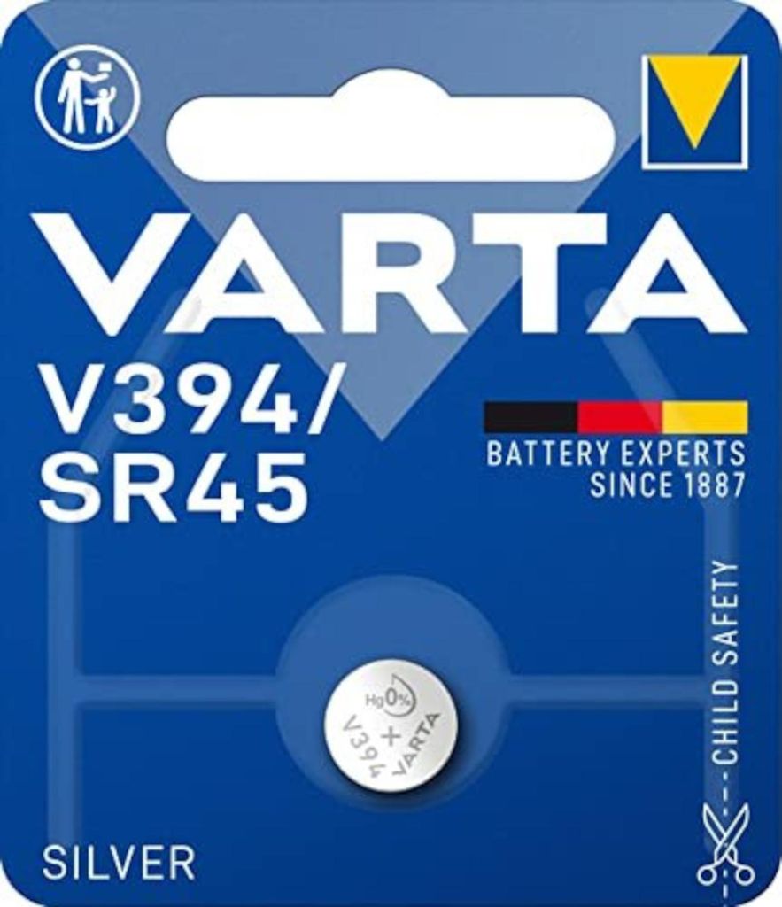 Varta Batterie Uhrenzelle V394 1.55V  58.0mAh Retail    Produktbild 