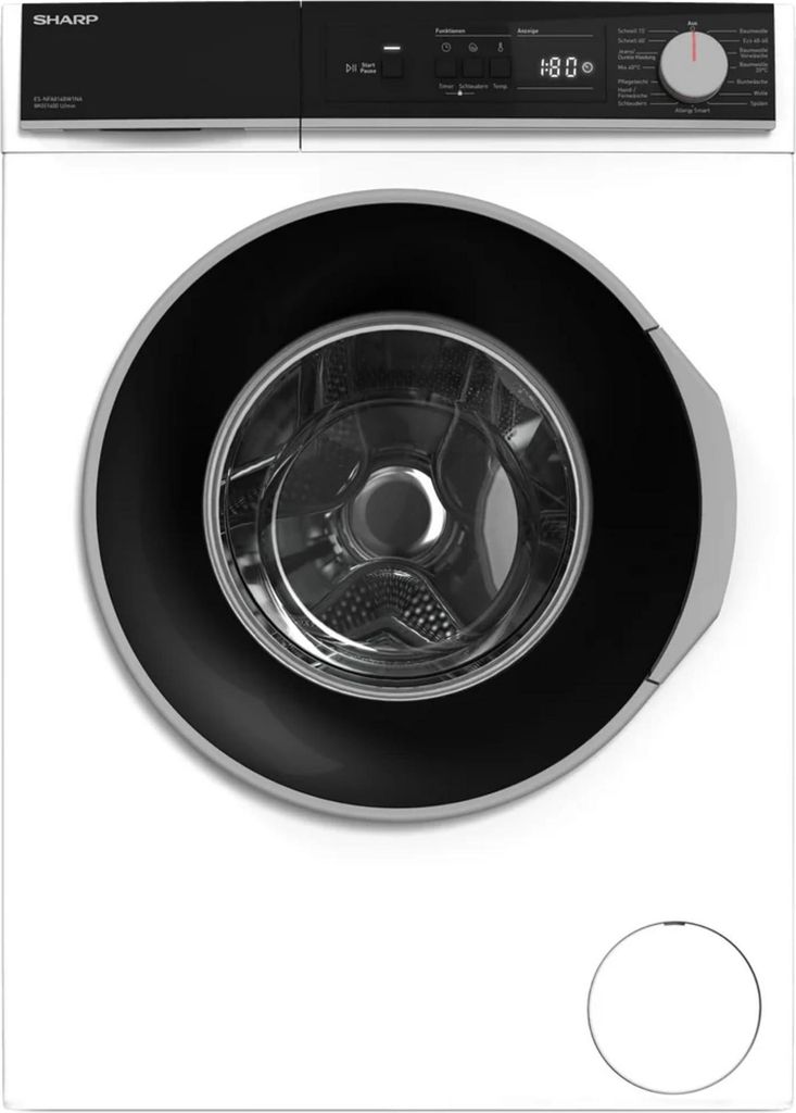 Waschmaschine 8kg Weiß AquaStop DoubleJet LED-Display A Produktbild 
