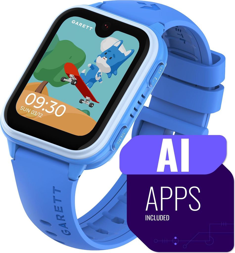 Smartwatch Garett Kids Vibe AI 4G niebieski Zdjęcie produktu 