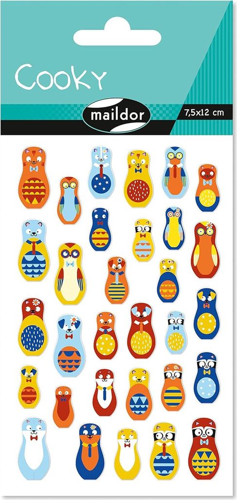 Maildor Stickers Cooky Matroschka 7,5x12 1Bg
