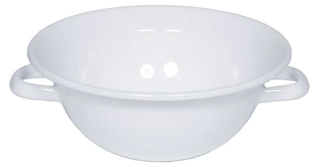Riess Miniweitling Ø14cm 0,35L Weiss Emaille Produktbild 