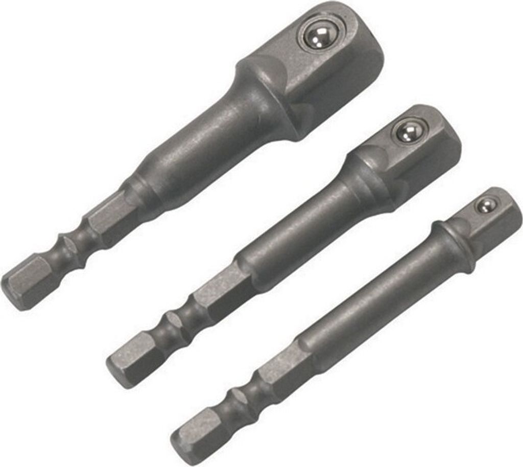 Veto 10016 Stecknuss Adapter-Satz 3er Set C.V.1/4-3/8-1/2" Produktbild 