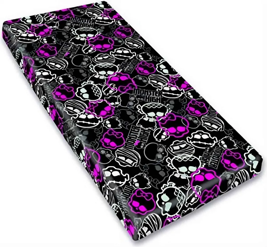 Drap de lit Monster High Réversible Imprimé Multicolore 100% Respirant