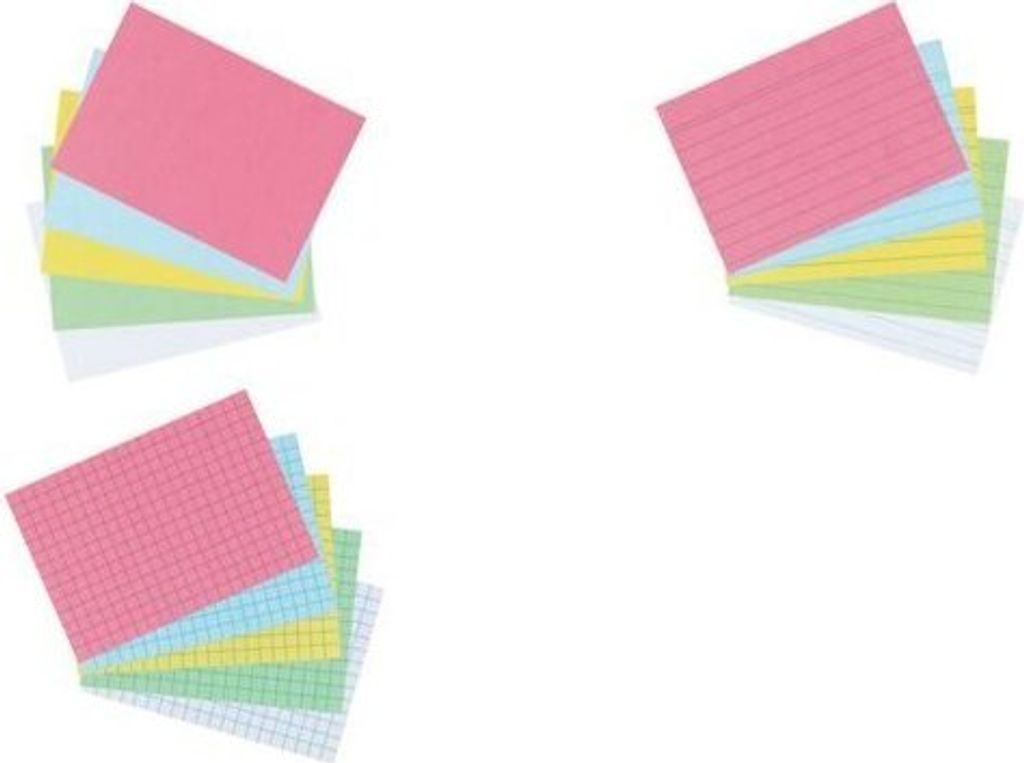 Herlitz Karteikarte A7 liniert weiß 100er Packung Produktbild 