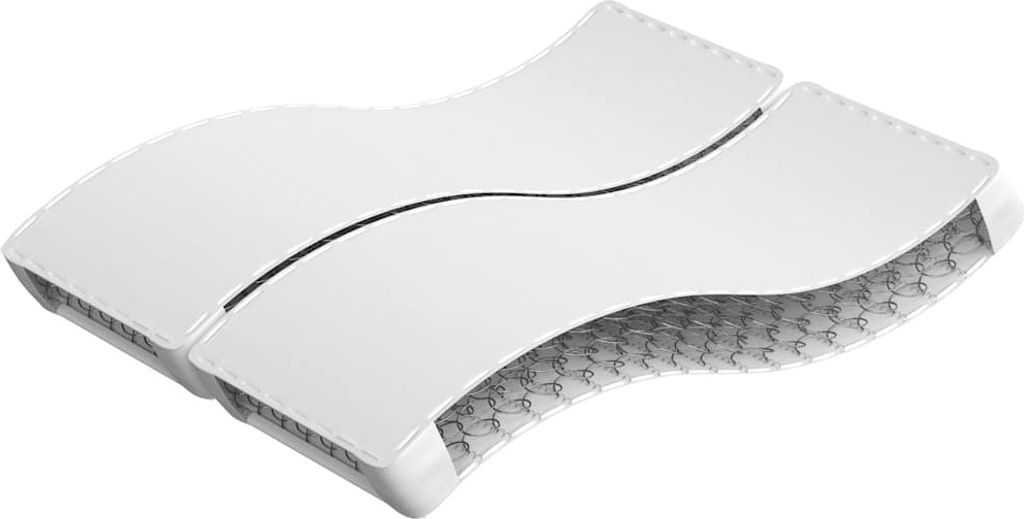 vidaXL Matratze Bonnell-Federkern Mittel 140x200 cm