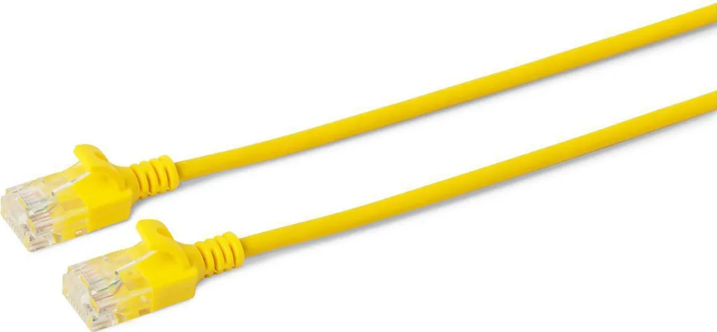 Microconnect W125628028 Cavo Rete Slim Giallo 7,5m Cat6a Professionale