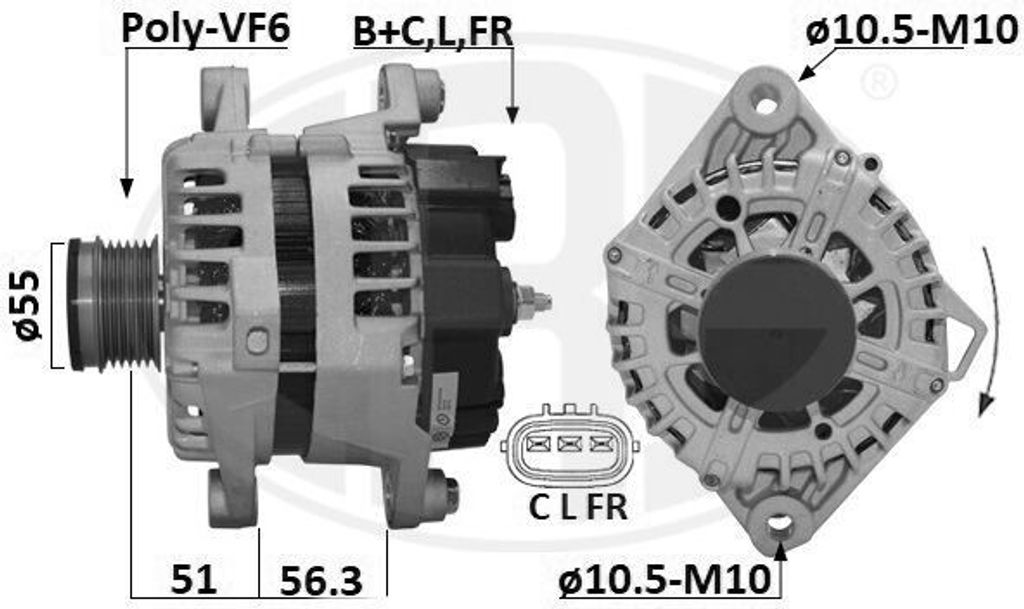 Lichtmaschine Generator 130A