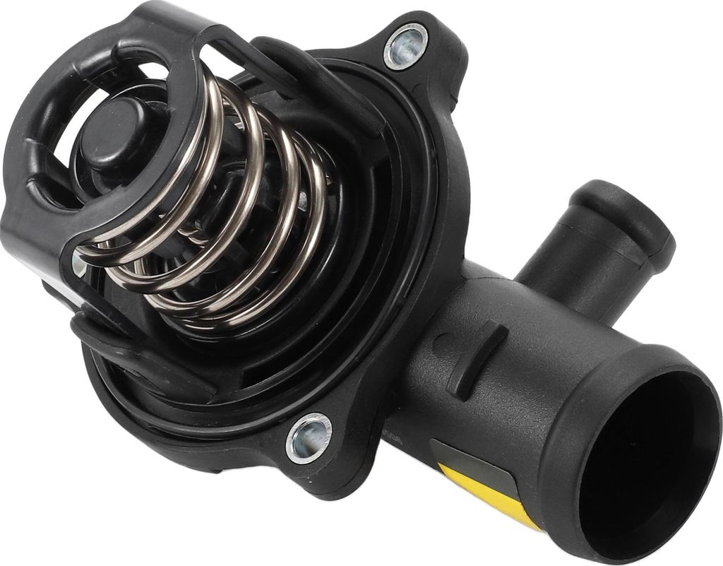 Innenraumthermostat für VW Touareg 2007-2018 für Q7 2007-2015 Langlebiges Motorkühlmittelthermostatgehäuse Montage Nr. 059121111N Kunststoff 1 ...