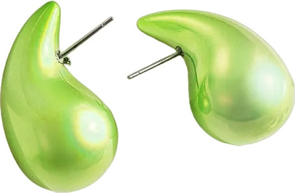 Stylische Big Kornelia Ohrringe in Grün – und elegant KP29309