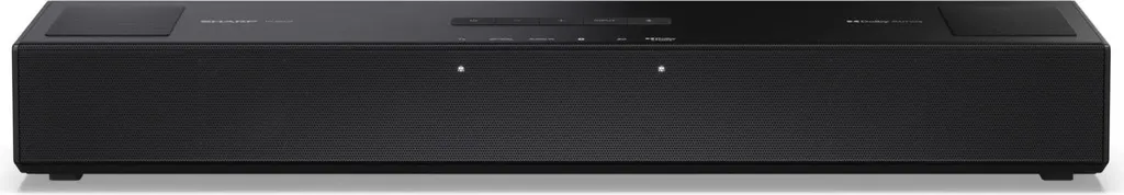 Barre de Son TV Sharp HT-SB700 Dolby Atmos Idéale Petit Salon Noire