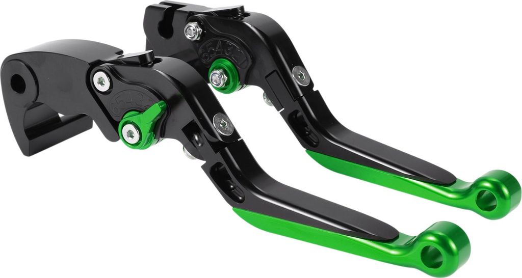 Kurze Lange Brems- und Kupplungshebel für Yamaha YZF R1 15-22 6-fach verstellbare Motorrad Lenker Bremshebel Aluminiumlegierung Schwarz Griff Grü...