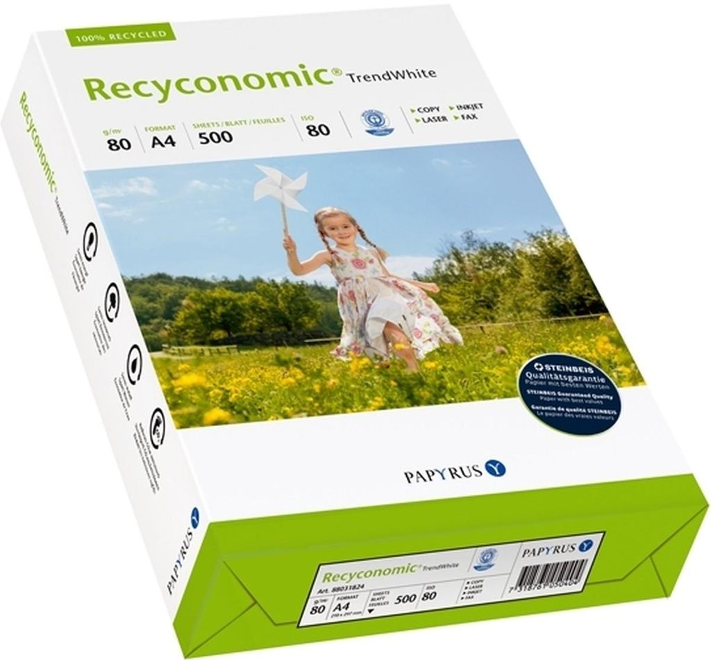Kopierpapier Recyconomic Trend White A4 80g weiß RC Produktbild 